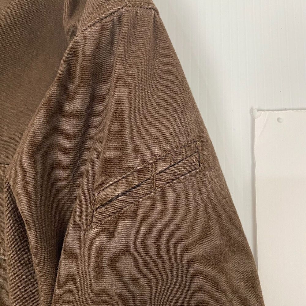511 Tactical Series Men's Brown Button Up Shirt Size Size XL Long Sleeve Pockets - Picture 9 of 13